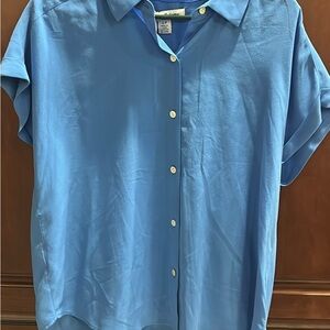 Tommy Bahama Vibrant Blue Silk Shirt